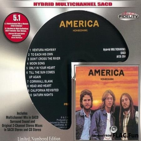 America - Homecoming (1972, 2015) WV (tracks)