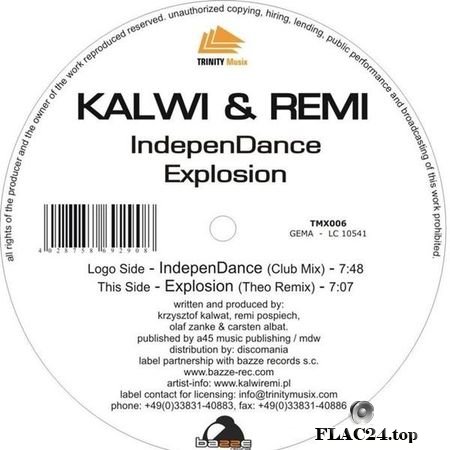 Kalwi & Remi - IndepenDance / Explosion (2006) FLAC (tracks)