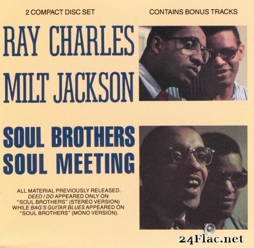 Ray Charles & Milt Jackson - Soul Brothers/Soul Meeting (1989) FLAC