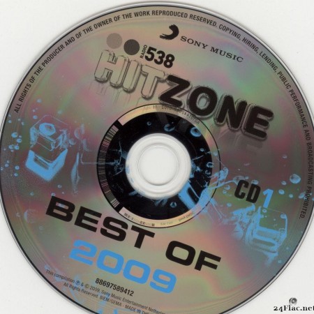VA - Radio 538 - Hitzone - Best Of 2009 (2009) [FLAC (tracks + .cue)]
