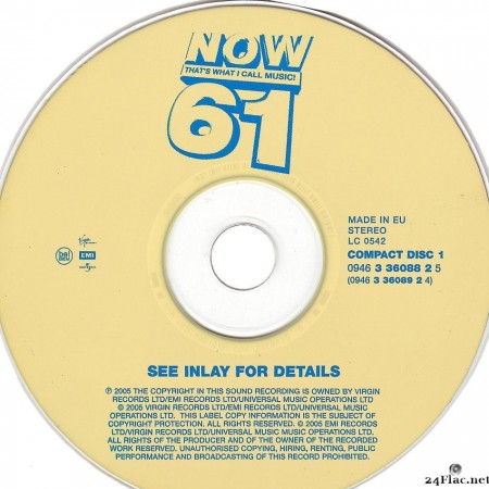 VA - Now That's What I Call Music! 61 (2005) [FLAC (tracks + .cue)]