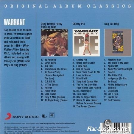 Warrant - Original Album Classics (3CD) (2011) WV (image + .cue)