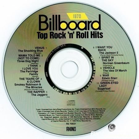VA - Billboard Top Rock'n'Roll Hits: 1970 (1989) FLAC (tracks + .cue)