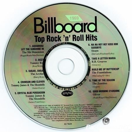 VA - Billboard Top Rock'n'Roll Hits: 1969 (1988/1993) FLAC (tracks + .cue)