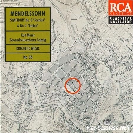 Felix Mendelssohn-Bartholdy - Symphony No.3 'Scottish' & No.4 'Italian' (1994) FLAC (image + .cue)