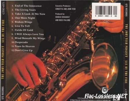 The John Tesh Project - Sax By The Fire (1994) FLAC (image + .cue)