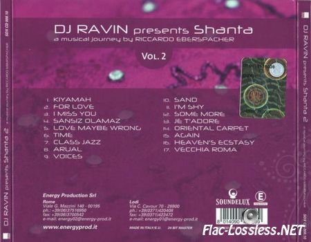 Riccardo Eberspacher - DJ Ravin Presents Shanta Vol.2 (2010) FLAC (image + .cue)