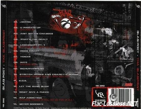 Blaq Poet - Tha Blaqprint (2 CD) (2009) FLAC (tracks + .cue)
