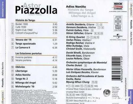 Astor Piazzolla - Adios Nonino (2012) FLAC (image + .cue)