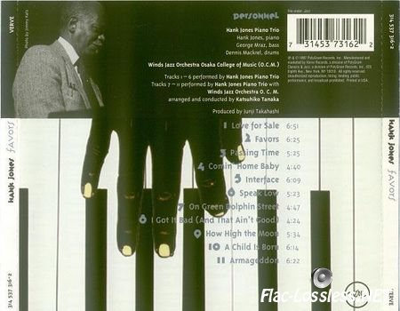 Hank Jones - Favors (1997) FLAC (tracks + .cue)