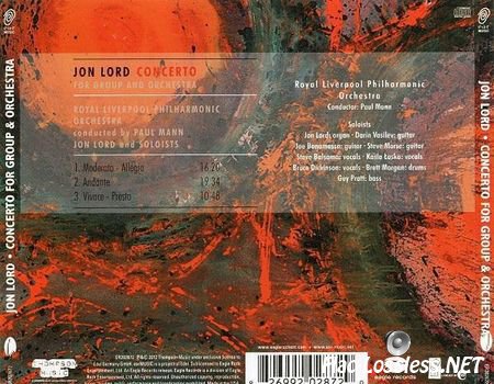Music Download Jon Lord - Concerto For Group And Orchestra Flac ...