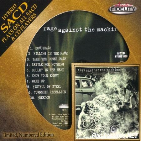 Rage Against The Machine - Rage Against The Machine (1992/2016) WV (image + .cue)