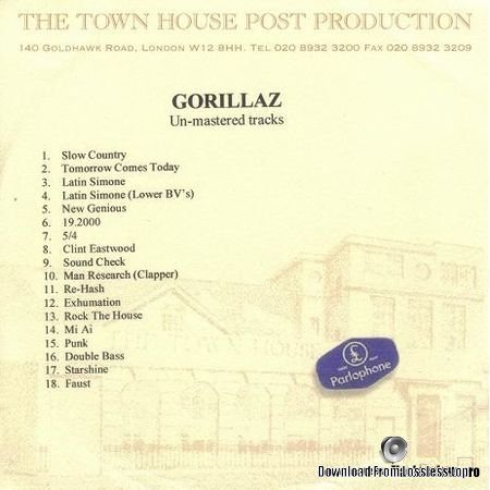 Gorillaz - Gorillaz (Un-mastered tracks) (2000, 2001) FLAC (tracks)