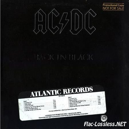 AC-DC - Back In Black (1980) (Vinyl) FLAC (image + .cue)