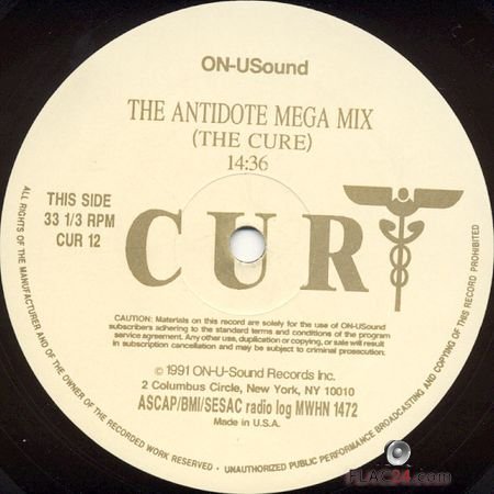 T&#237;tulo The Cure - The Antidote Mega Mix (US 12) (1991) FLAC