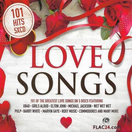VA - 101 Hits: Love Songs (2018) [5CD] FLAC