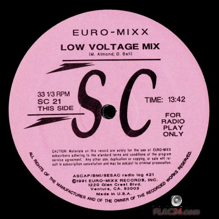 T&#237;tulo Soft Cell - Low Voltage Mix (US 12) (1991) FLAC