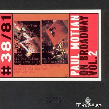 Paul Motian - On Broadway, Vol. 2 (1990, 2003) FLAC (tracks+.cue)