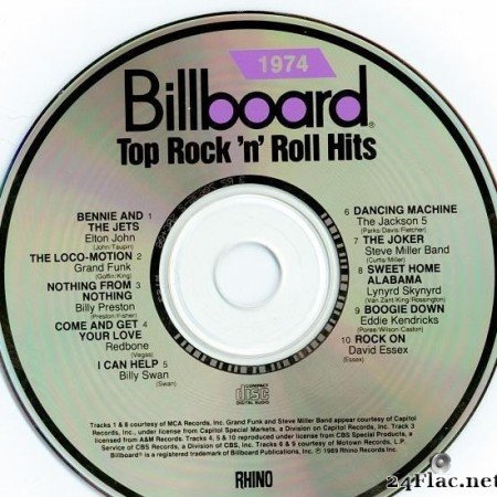VA - Billboard Top Rock'n'Roll Hits: 1974 (1989) [FLAC (tracks + .cue)]