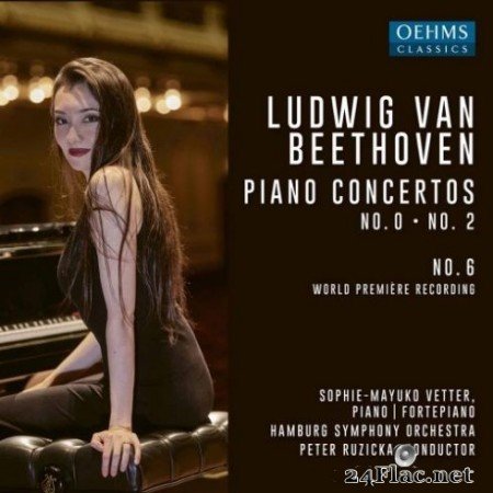 Sophie-Mayuko Vetter, Hamburg Symphony & Peter Ruzicka - Beethoven: Piano Concertos Nos. 0, 2 & 6 (2019) Hi-Res