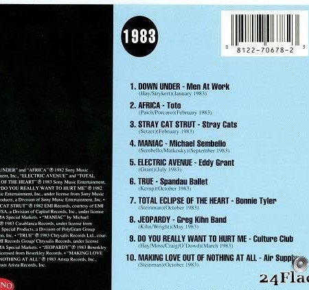 VA - Billboard Top Hits: 1983 (1992) [FLAC (tracks + .cue)]