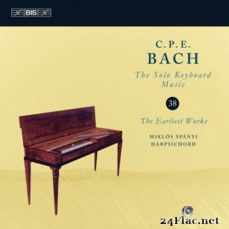 Miklos Spanyi - C.P.E. Bach: Solo Keyboard Music, Vol. 38 (2019) Hi-Res