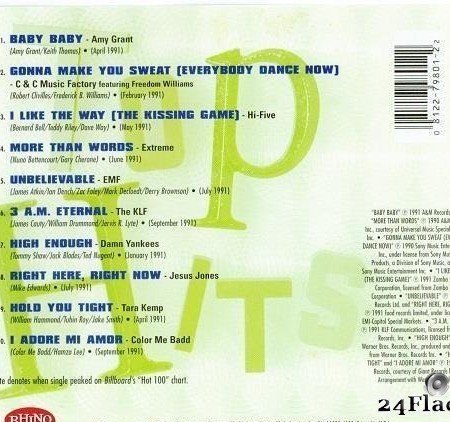 VA - Billboard Top Hits: 1991 (2000) [FLAC (tracks + .cue)]