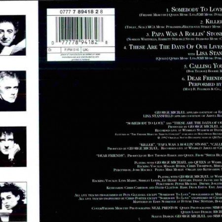 George Michael, Queen, Lisa Stansfield - Five Live [EP] (1992) [FLAC (tracks + .cue)]