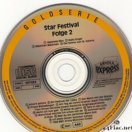 Various Artists - Star Festival Folge 2 (1988) [FLAC (tracks + .cue)]