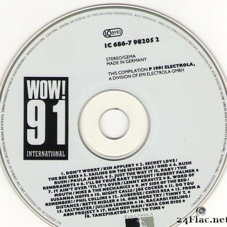 VA - WOW! 91 International: Die Superhits Des Jahres 1991 (1991) [FLAC (tracks + .cue)]
