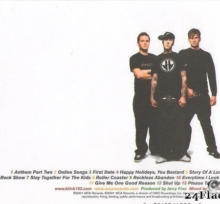Blink-182 - Take Off Your Pants And Jacket (2001) [FLAC (tracks + .cue)]