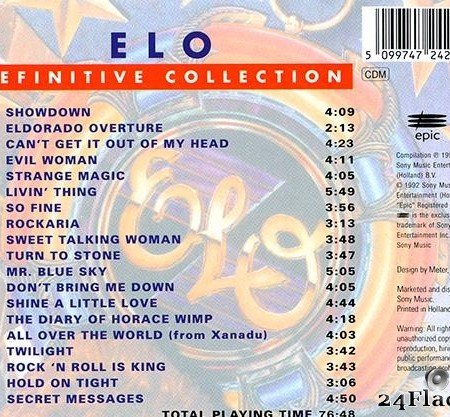 Electric Light Orchestra - Definitive Collection (1992) [FLAC (tracks + .cue)]