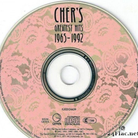 Cher - Cher's Greatest Hits 1965-1992 (1992) [FLAC (tracks + .cue)]