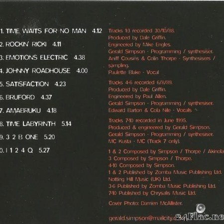 A Guy Called Gerald - The John Peel Sessions (1999) [FLAC (image + .cue)]