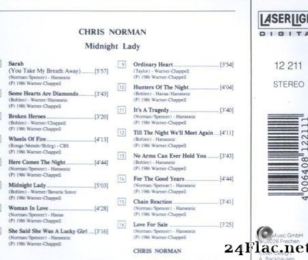 Chris Norman - Midnight Lady (1993) [FLAC (tracks + .cue)]