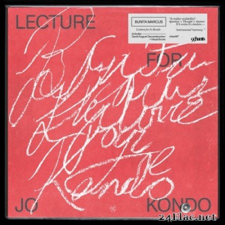 Bunita Marcus - Lecture for Jo Kondo (2020) Hi-Res