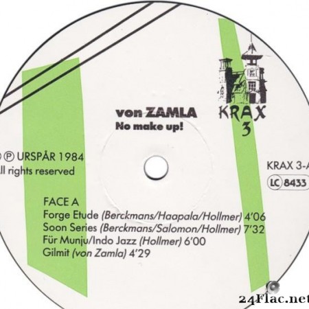 Von Zamla - No Make Up (1984) [Vinyl] [FLAC (image + .cue)]