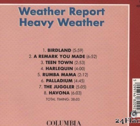 Weather Report - Heavy Weather (Remaster) (1977/1991) [FLAC (image + .cue)]