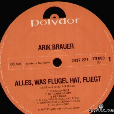 Arik Brauer - Alles Was FlГјgel Hat Fliegt (1973) [Vinyl] [FLAC (tracks)]