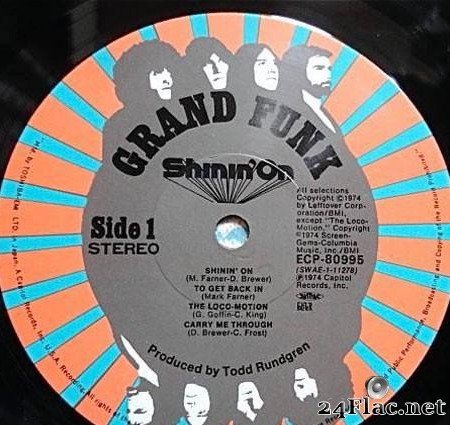 Grand Funk - Shinin' On (1974) [Vinyl] [FLAC (tracks)]