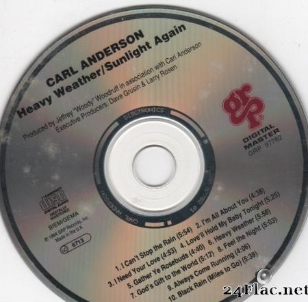 Carl Anderson - Heavy Weather Sunlight Again (1994) [FLAC (image + .cue)]
