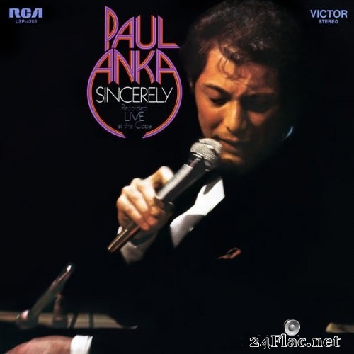 Paul Anka - Sincerely - Recorded Live at The Copa (1969) Hi-Res