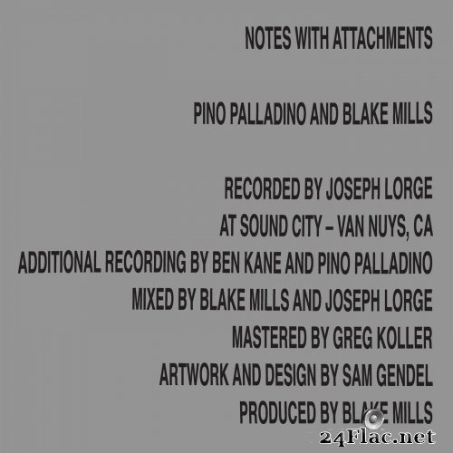 Pino Palladino & Blake Mills - Notes With Attachments (2021) Hi-Res