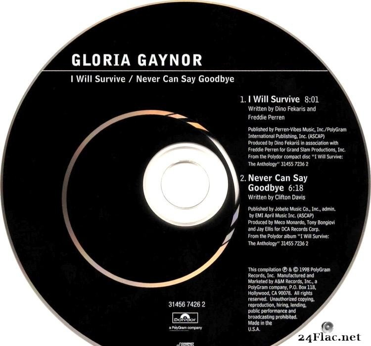 Gloria Gaynor вЂ“ I will survive / Never can say goodbye (1998) [FLAC (tracks + .cue)]
