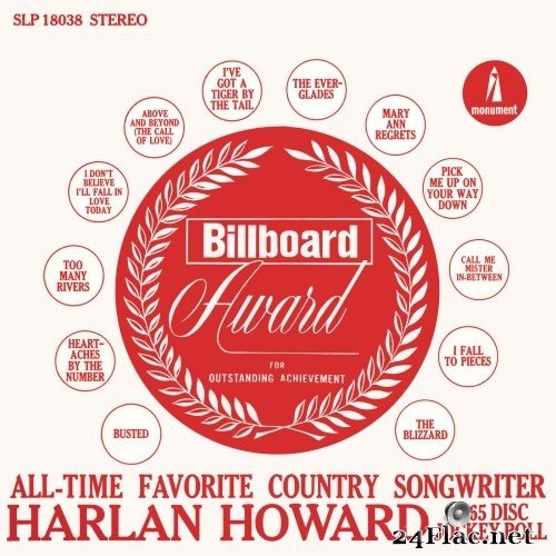 Harlan Howard - Favorite Country Songwriter (1965/2015) Hi-Res