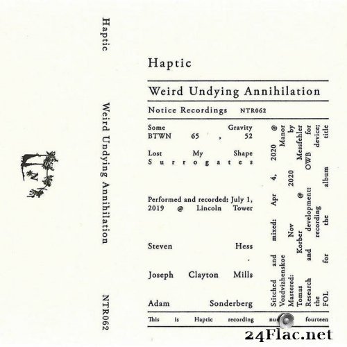 Haptic - Weird Undying Annihilation (2021) Hi-Res