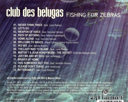Club des Belugas - Fishing For Zebras (2015) [FLAC (image + .cue)]