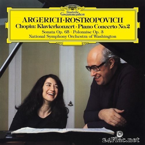 Martha Argerich, Mstislav Rostropovich - Chopin: Piano Concerto No. 2 in F Minor, Op. 2, Introduction & Polonaise brillante & Cello Sonata in G Minor, Op. 65 (2021) Hi-Res