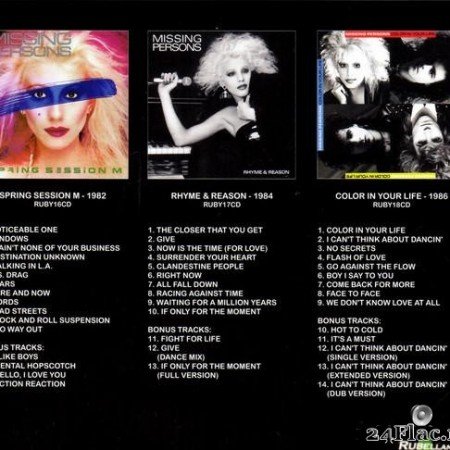 Missing Persons - The Album Collection (Box Set) (2021) [FLAC (tracks + .cue)]
