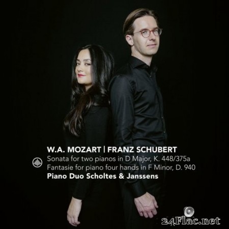 Duo Scholtes & Janssens - Sonata for Two Pianos in D Major, K. 448/375a | Fantasie for Piano Four Hands in F Minor, D. 940 Piano (2021) Hi-Res